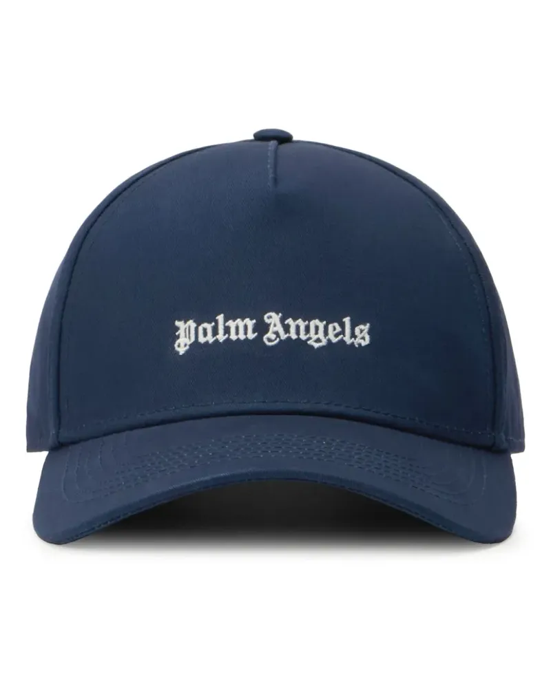 Palm Angels logo-embroidered baseball cap - Blau Blau