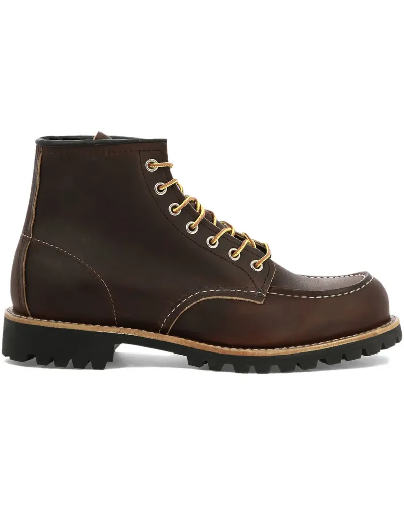 Red Wing Shoes Schnürstiefel mit Moc-Toe - Braun Braun
