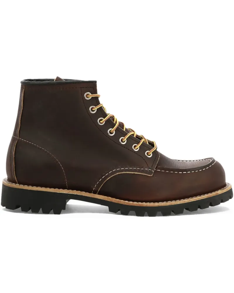 Red Wing Shoes Schnürstiefel mit Moc-Toe - Braun Braun