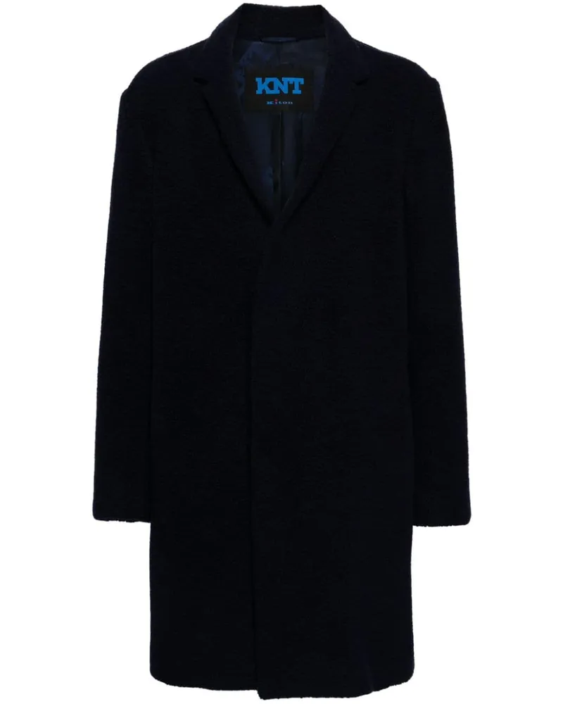 Kiton Mantel aus Fleece - Blau Blau