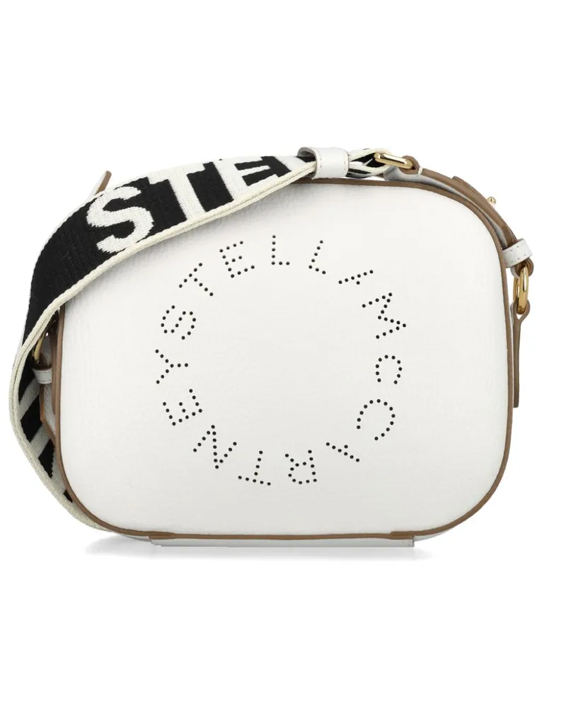 Stella McCartney Umhängetasche mit perforiertem Logo - Weiß Weiß