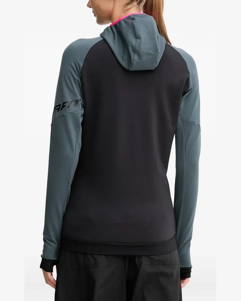 Dynafit Radical Polartec® zip pocket hoodie top - Schwarz Schwarz