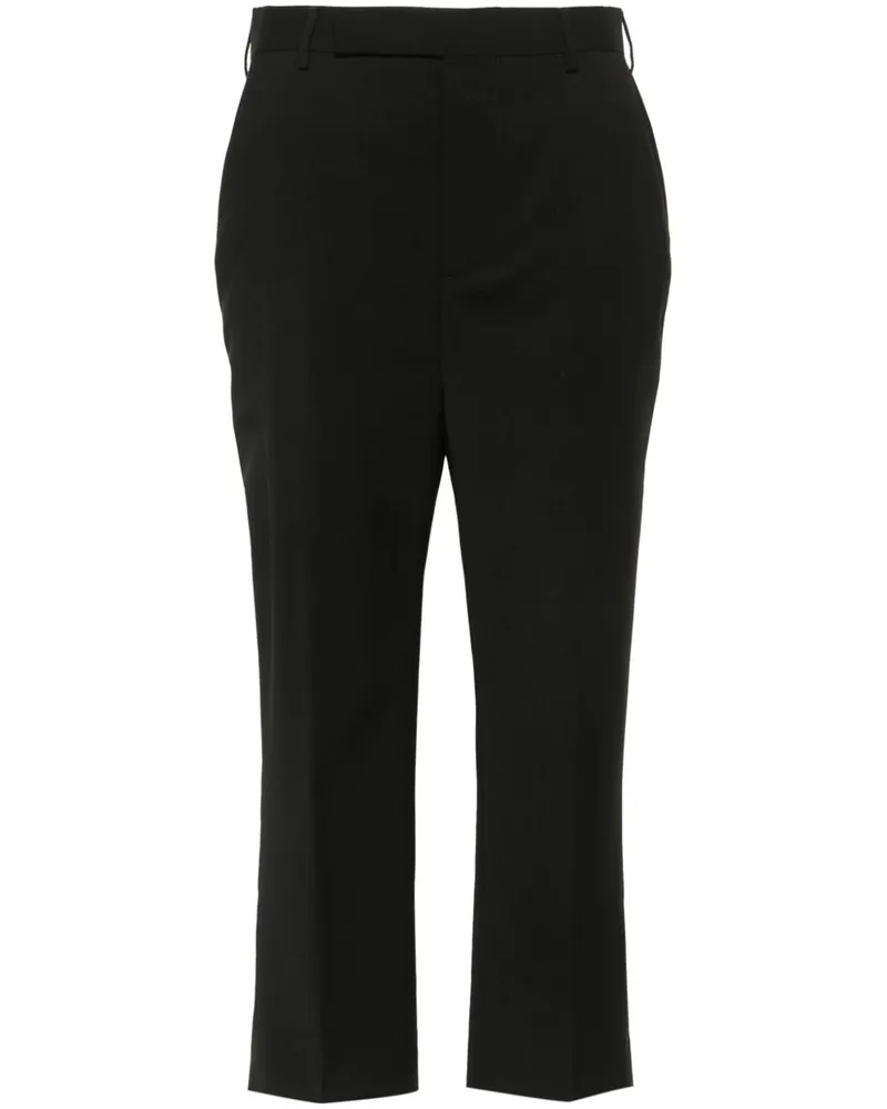 Rick Owens Wollhose mit Bügelfalten - Schwarz Schwarz