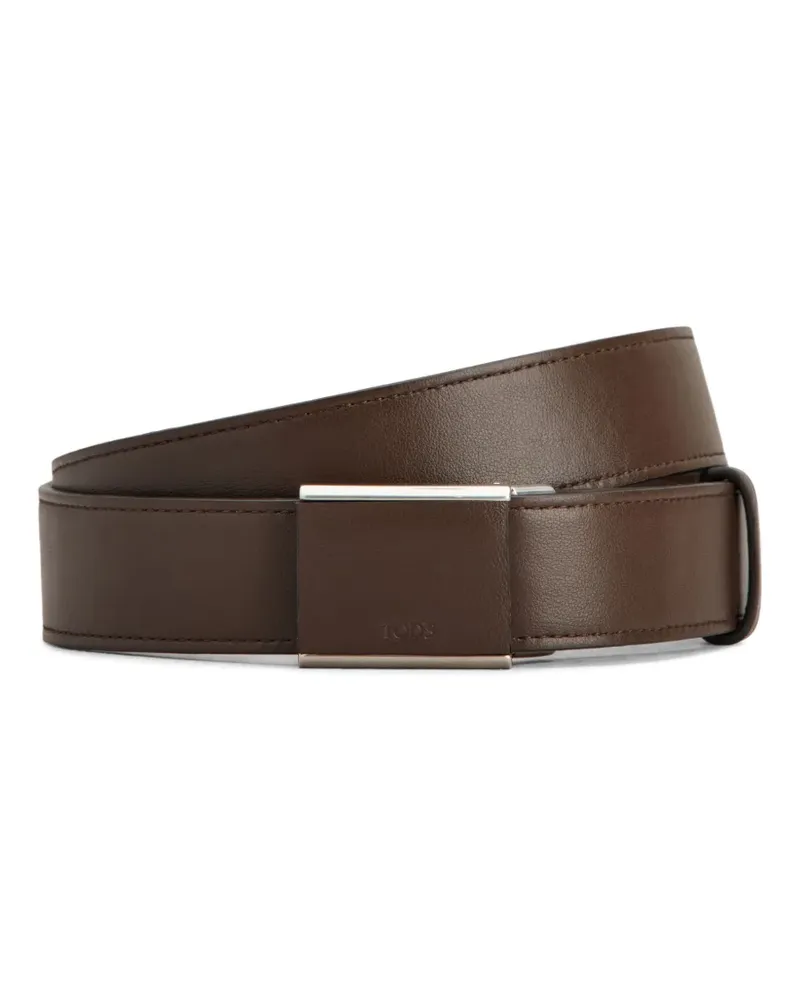 TOD'S Gürtel mit eckiger Schnalle - Braun Braun