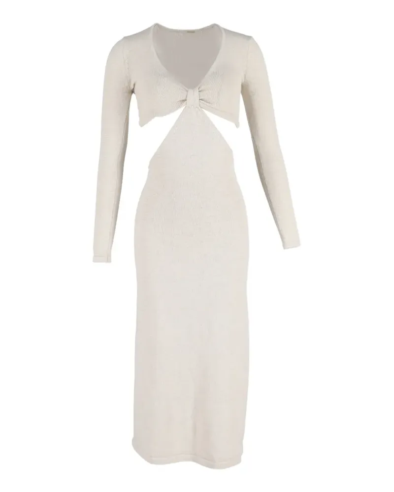 Cult Gaia Jana Kleid mit Cut-Out - Weiß Weiß