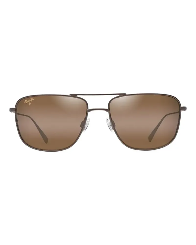 Maui Jim Mikioi pilot-frame sunglasses - Braun Braun