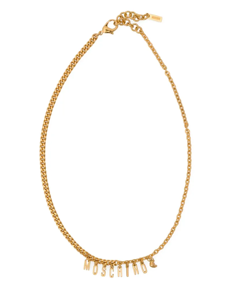 Moschino Halskette mit Logo - Gold Gold