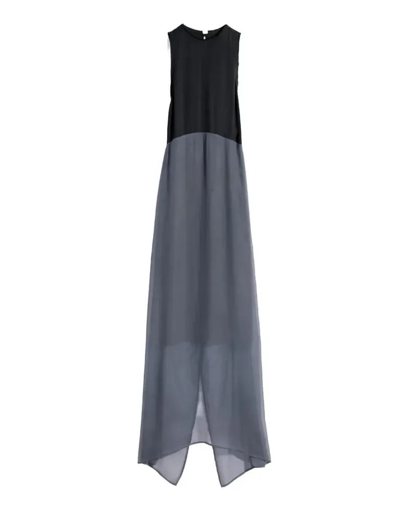 Christophe Lemaire Ärmelloses Column Midikleid - Grau Grau