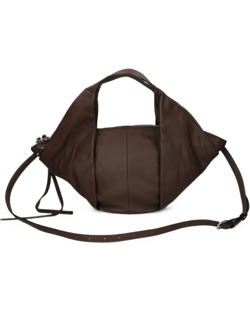Vic Matié Handtasche aus gekörntem Leder - Braun Braun