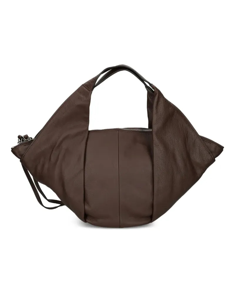 Vic Matié Handtasche aus gekörntem Leder - Braun Braun