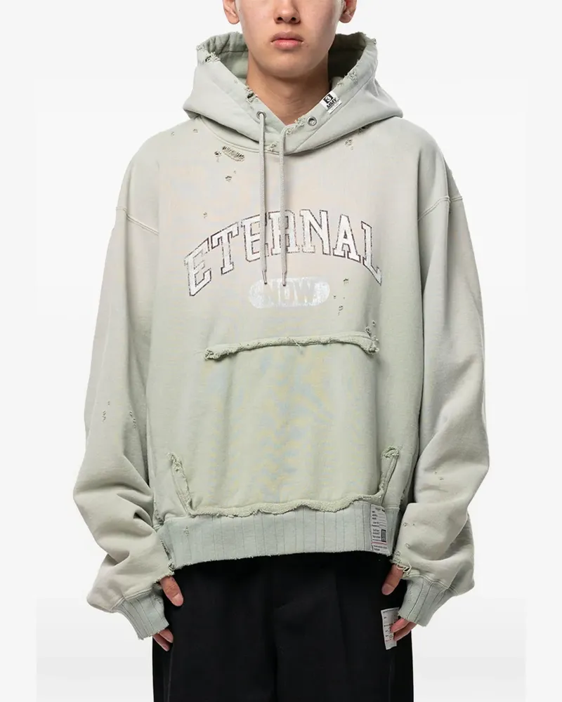 MIHARAYASUHIRO sun-faded like hoodie - Grün Grün