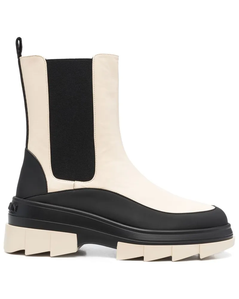 Stuart Weitzman Stiefel mit dicker Sohle - Nude Nude