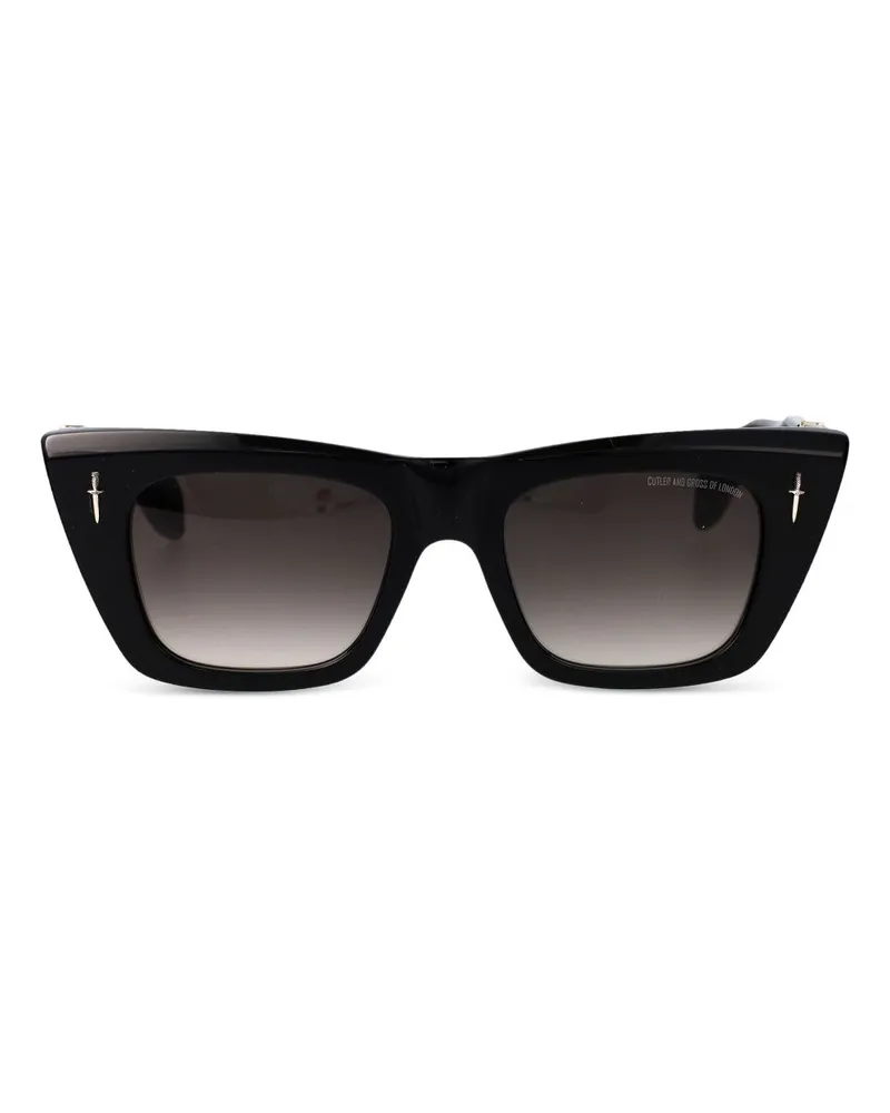 Cutler and Gross The Great Frog Cat-Eye-Sonnenbrille - Schwarz Schwarz