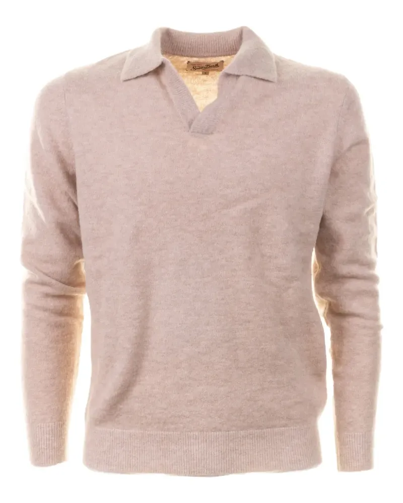 MC2 Saint Barth Poloshirtkragen-Pullover - Nude Nude