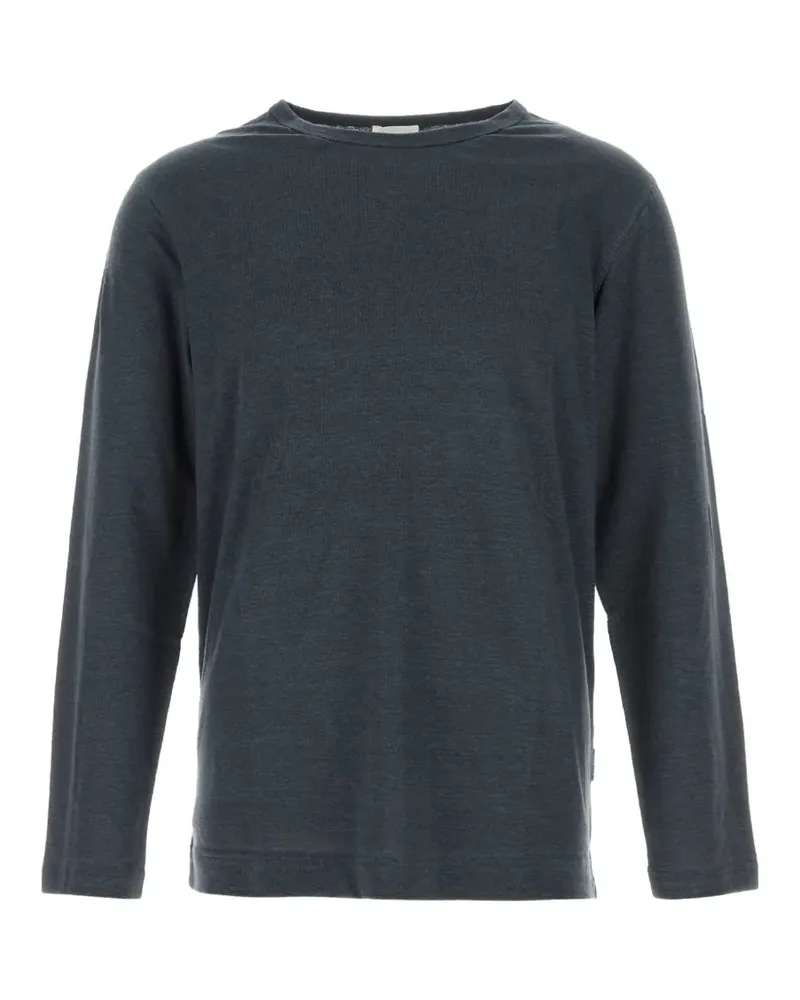 Closed long-sleeve T-shirt - Blau Blau
