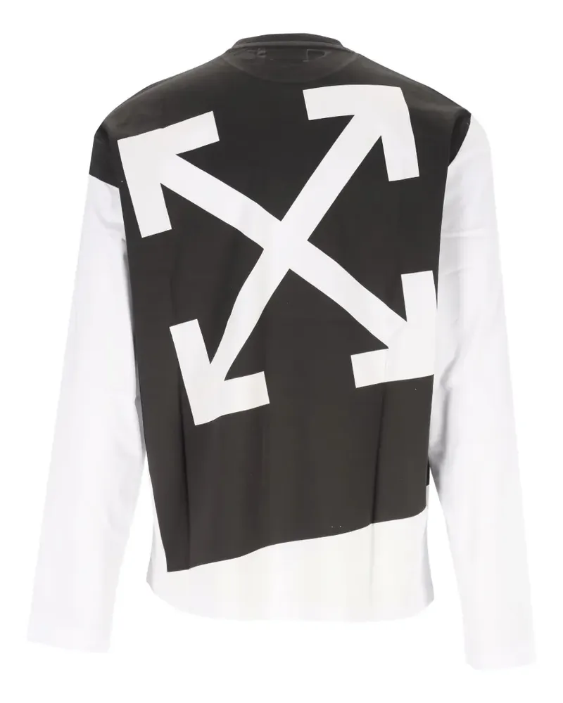 OFF-WHITE Langärmeliges T-Shirt - Weiß Weiß