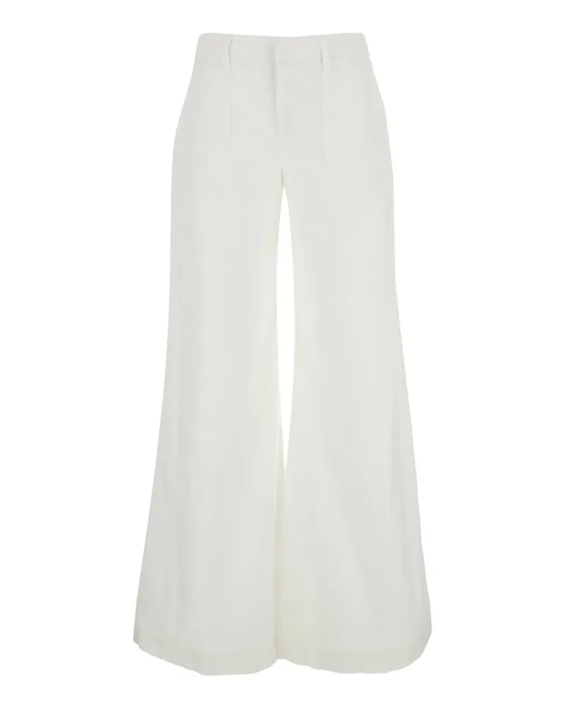 ..,merci wide-leg palazzo pants - Weiß Weiß
