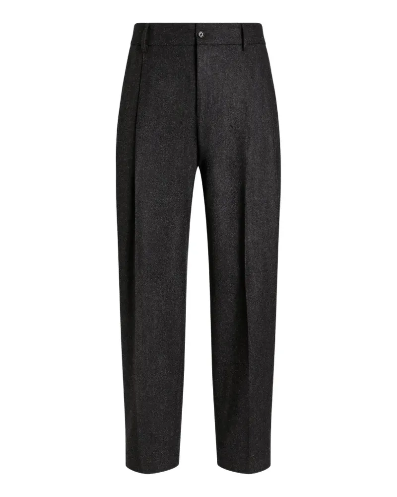 Dolce & Gabbana Hose aus Flanell - Grau Grau