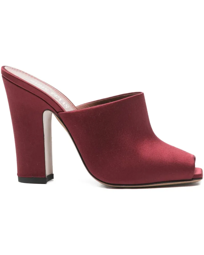 Paris Texas Rosie Mules mit Absatz - Rot Rot