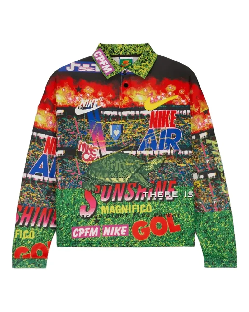 Nike x Cactus Plant Flea Market polo shirt - Grün Grün