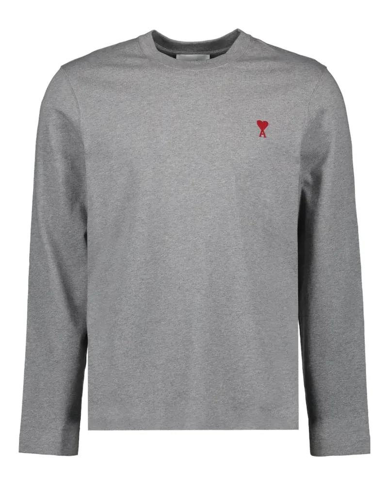 AMI Paris Ami de Coeur T-Shirt - Grau Grau