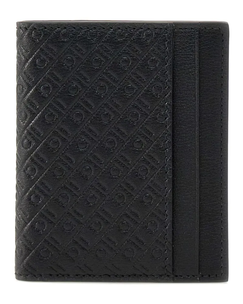 Ferragamo Kartenetui mit Monogramm - Schwarz Schwarz