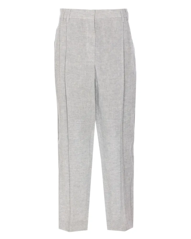 Brunello Cucinelli Hose mit Bügelfalten - Grau Grau