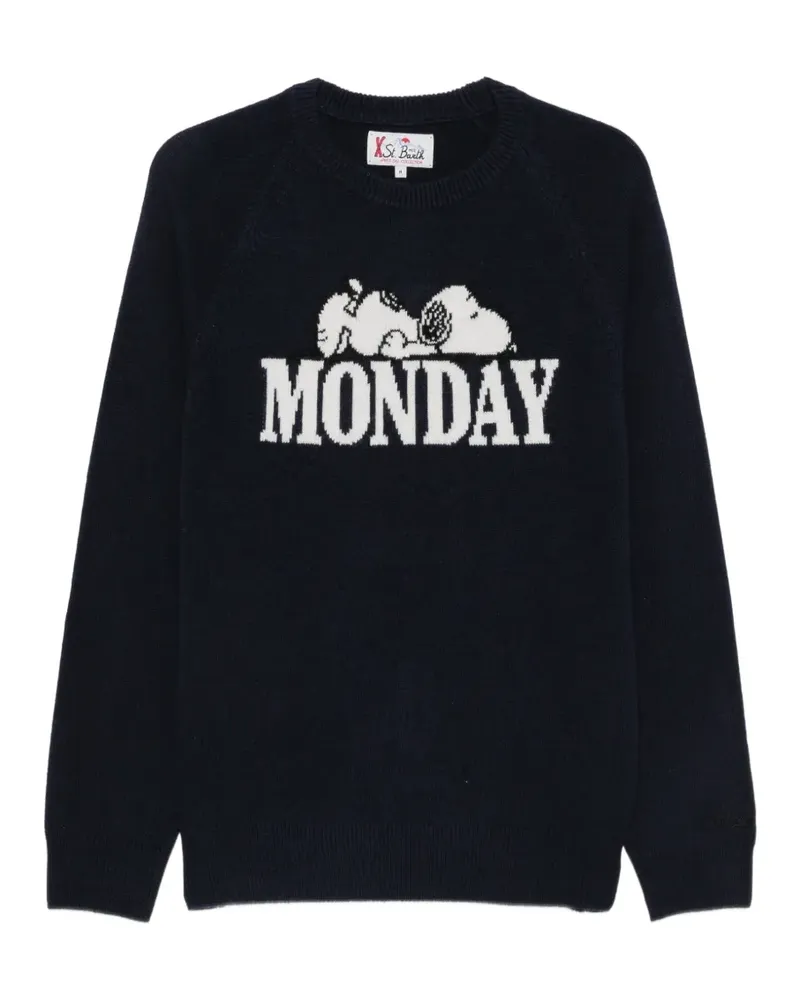 MC2 Saint Barth Snoopy Monday sweater - Blau Blau
