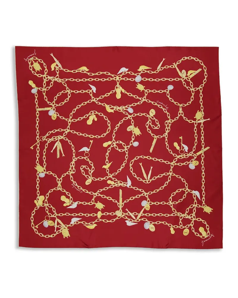 Givenchy Schal mit Ketten-Print - Rot Rot