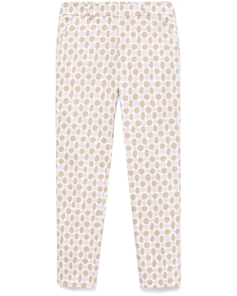 Peserico Hose mit Print - Weiß Weiß
