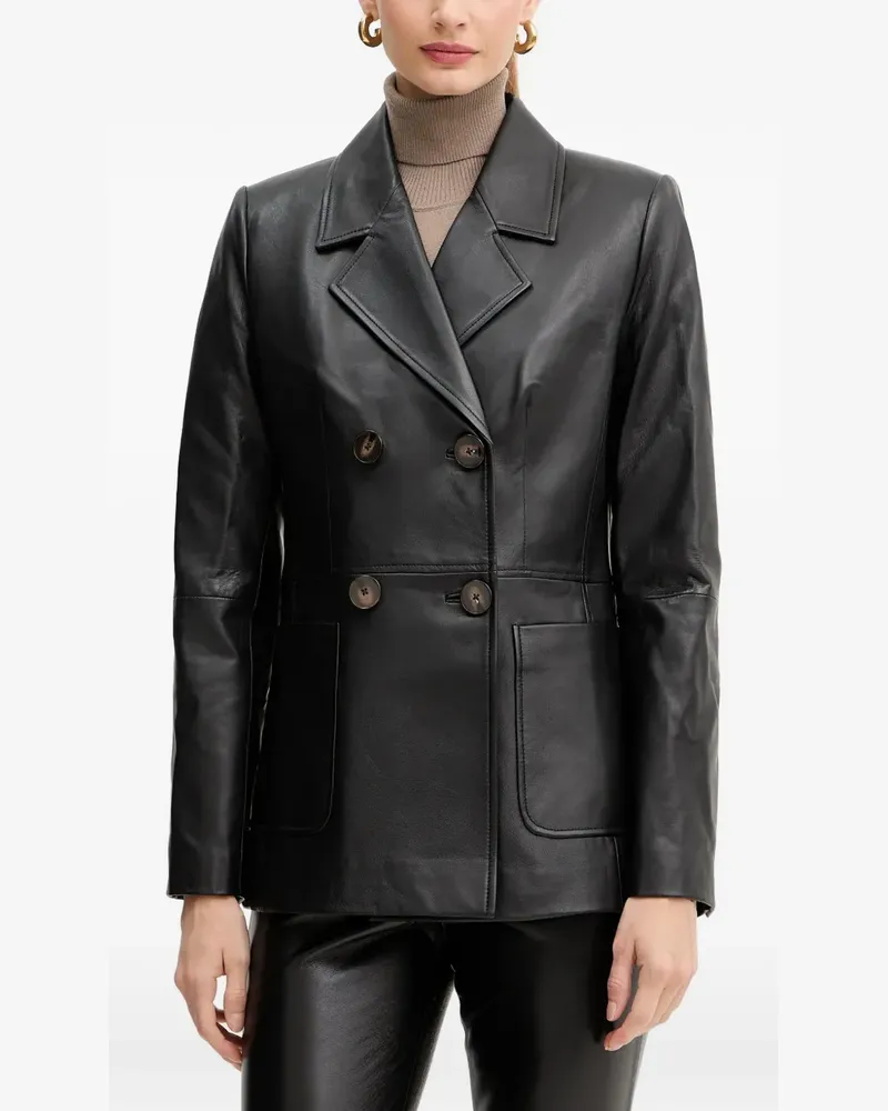 Luisa Spagnoli Supernova double-breasted blazer - Schwarz Schwarz