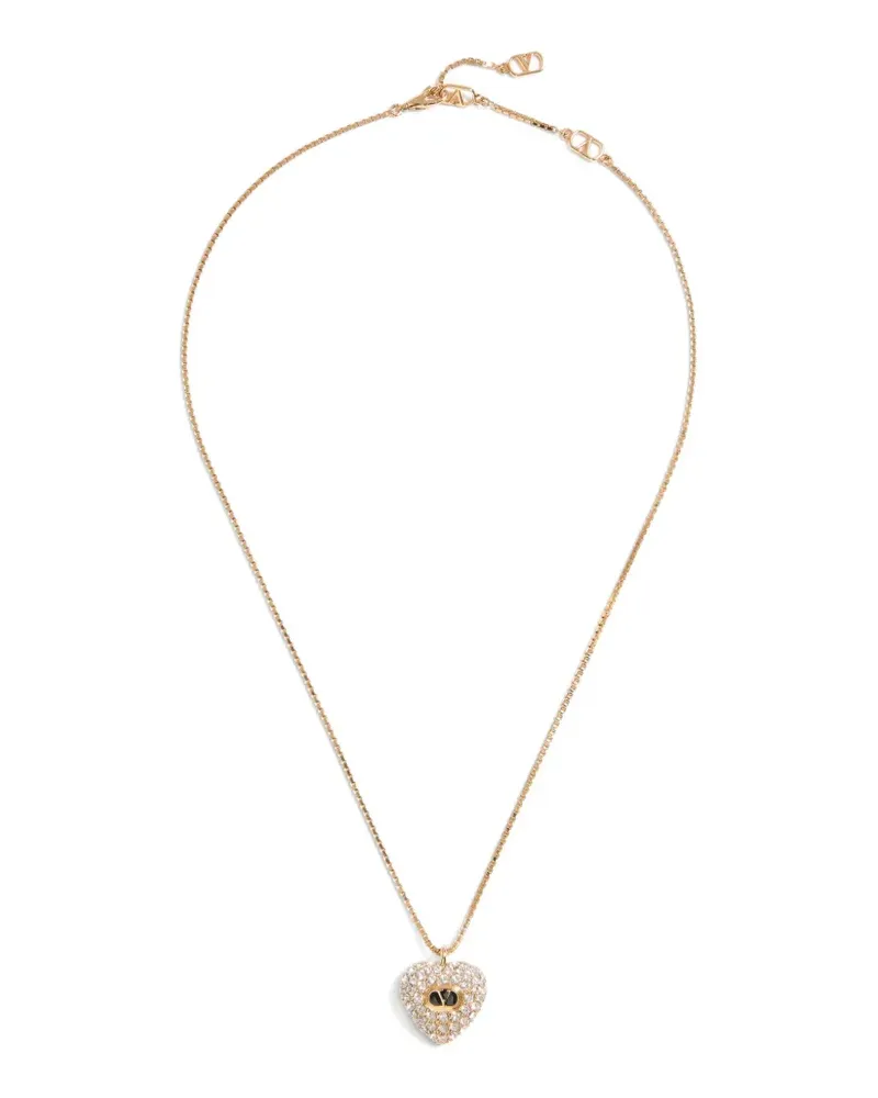 Valentino Garavani Coeur Royal Halskette mit Swarovski-Kristallen - Gold Gold