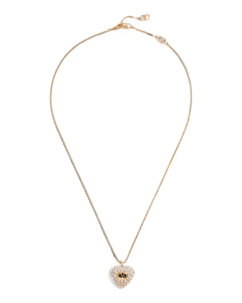 Valentino Garavani Coeur Royal Halskette mit Swarovski-Kristallen - Gold Gold