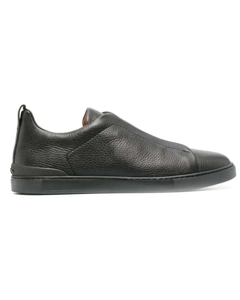 Ermenegildo Zegna Triple Stitch Sneakers - Schwarz Schwarz