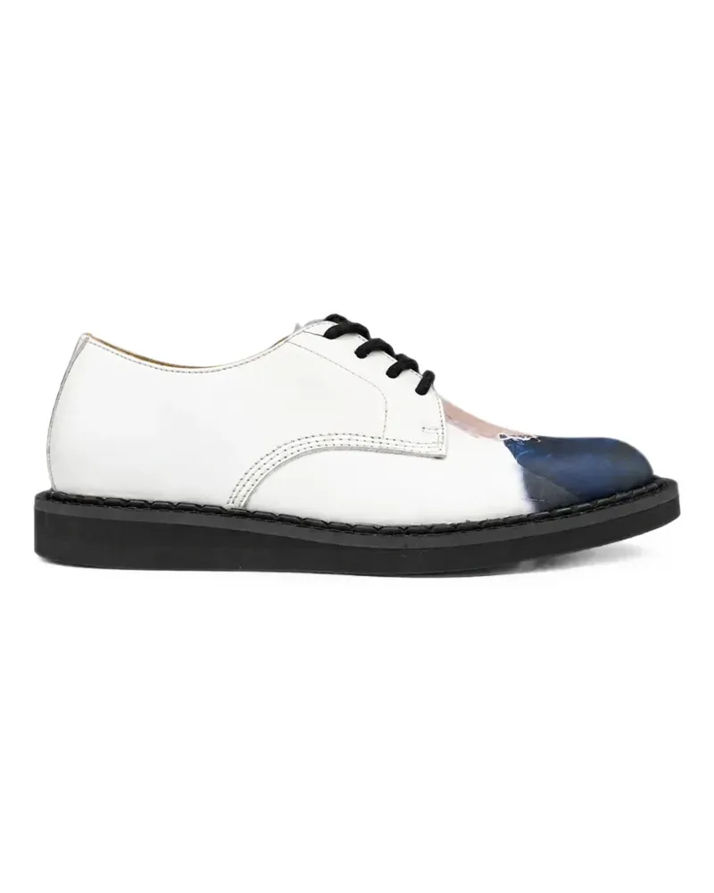 Undercover Derby-Schuhe mit grafischem Print - Weiß Weiß