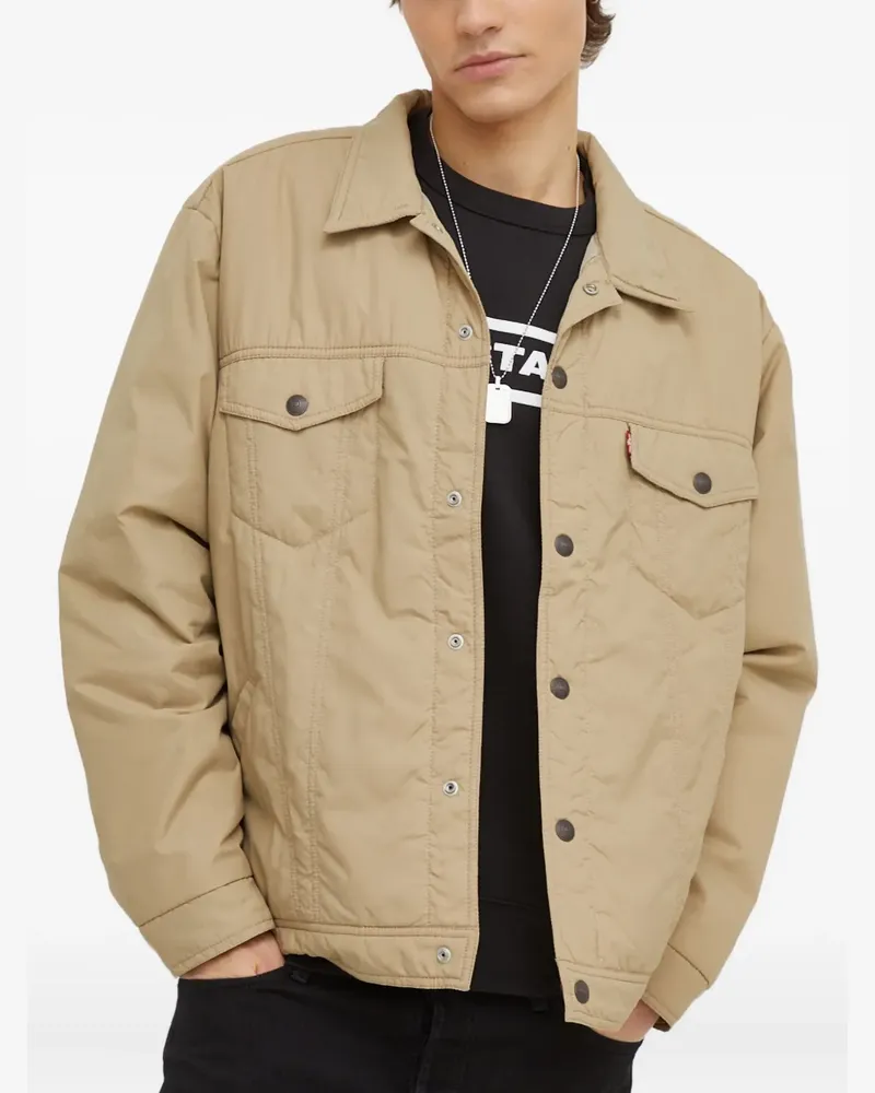 Levi's button-down quilted jacket - Nude Nude