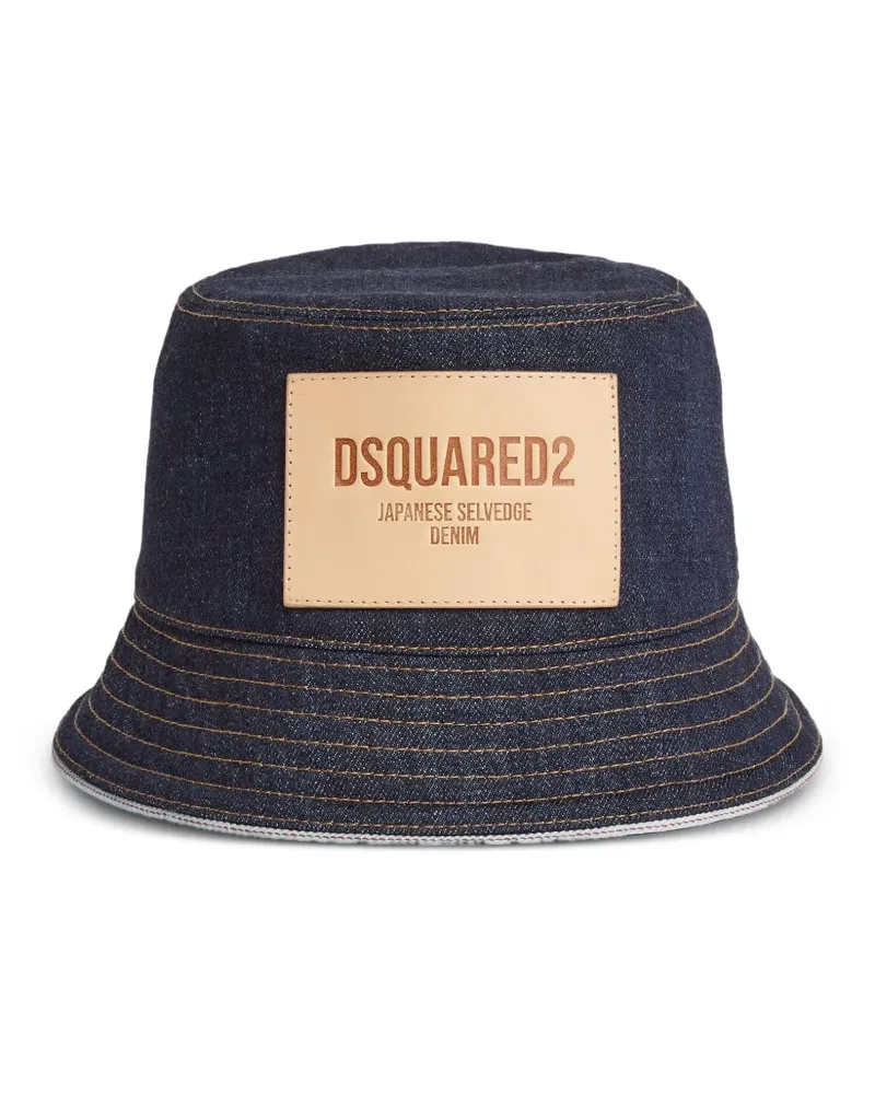 Dsquared2 Fischerhut im Jeans-Look - Blau Blau
