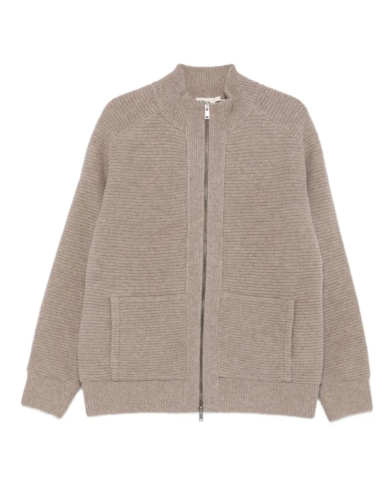 Altea Gerippter Cardigan mit Reißverschluss - Nude Nude
