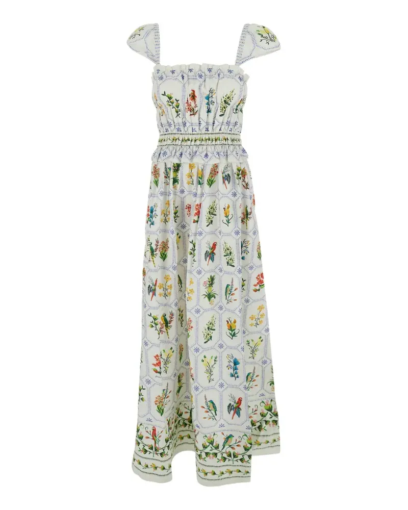 FARM Rio Tropical Porcelain maxi dress - Weiß Weiß