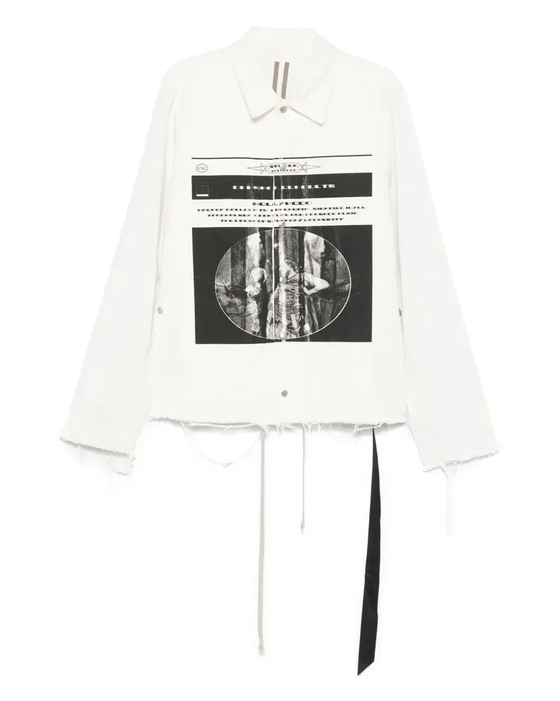 DRKSHDW by Rick Owens Snapfront Jacke - Nude Nude