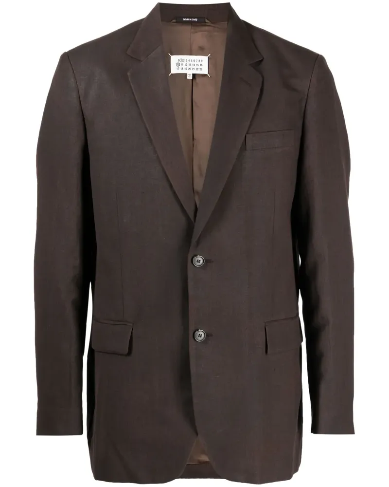 Maison Margiela Sakko mit fallendem Revers - Braun Braun