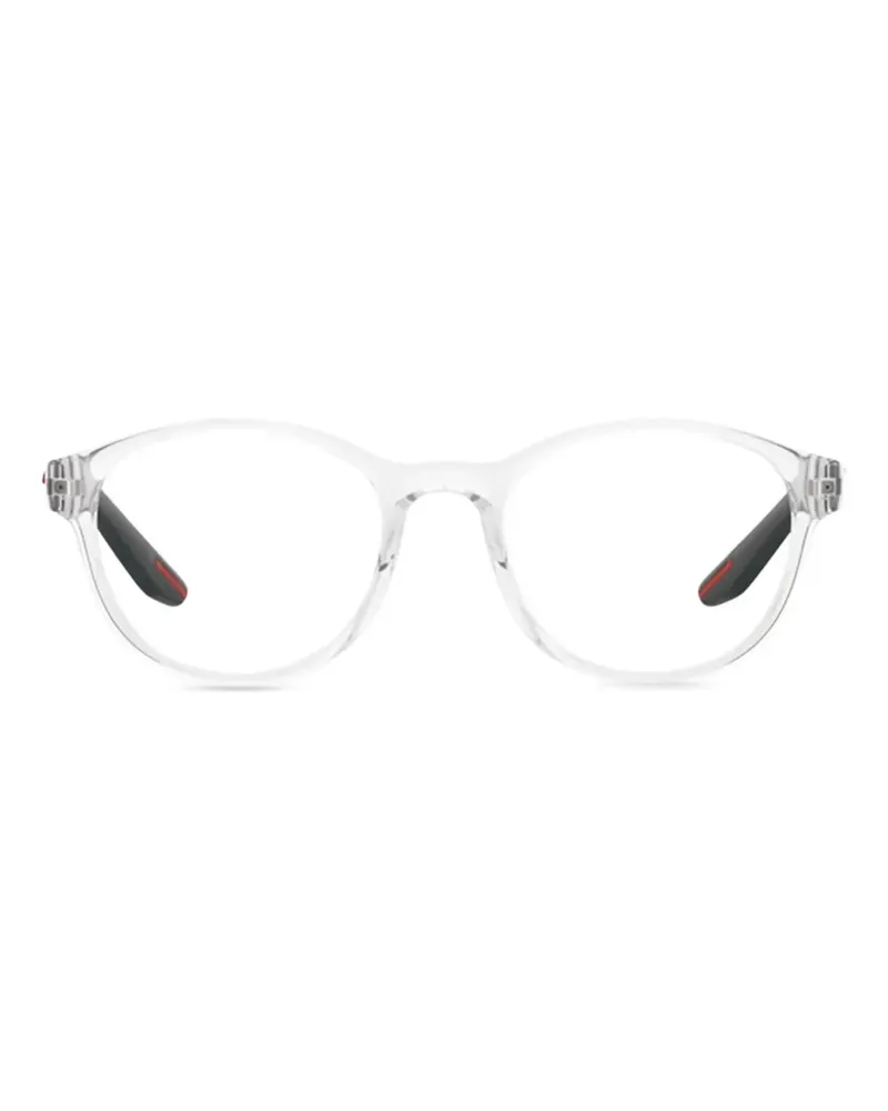 Prada Brille mit rundem Gestell - Weiß Weiß