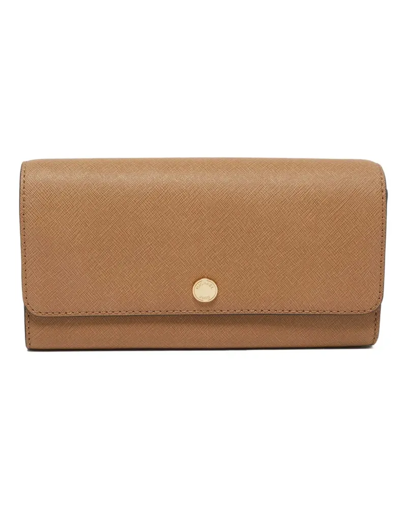 Michael Kors Portemonnaie aus Saffiano-Leder - Braun Braun