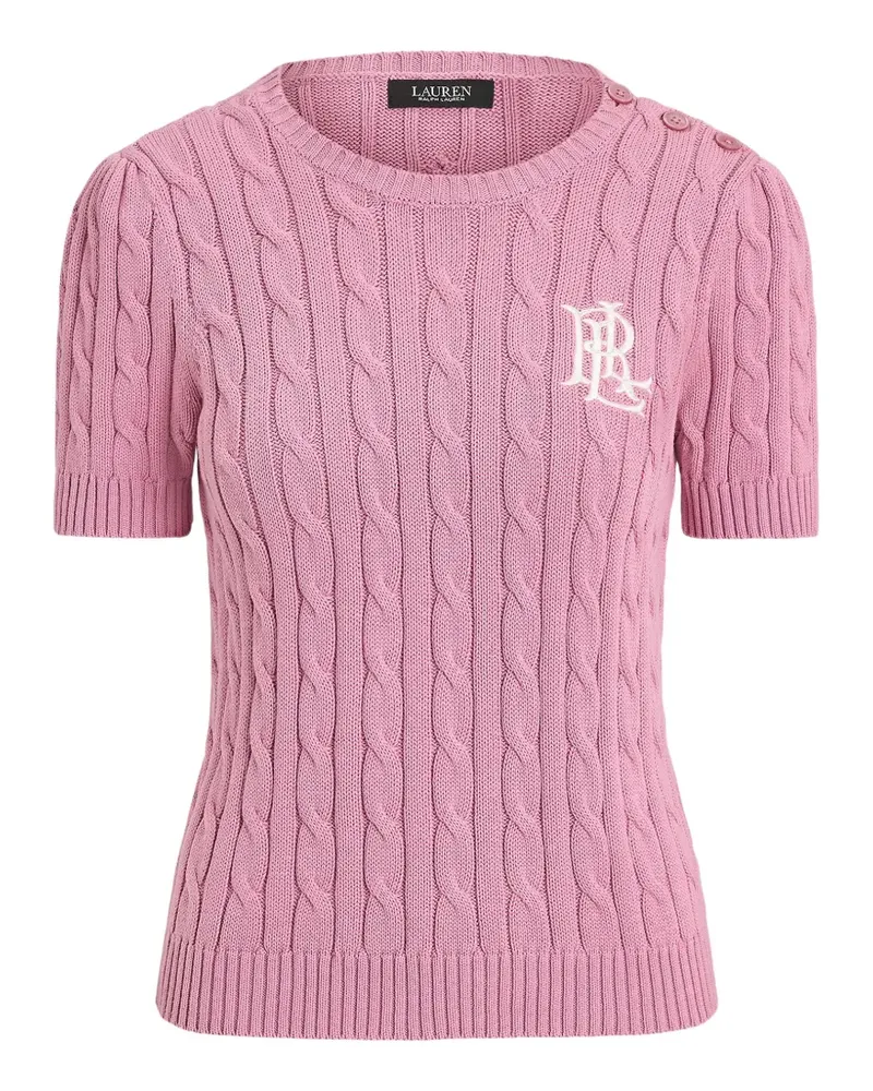 Ralph Lauren cable-knit T-shirt - Rosa Rosa