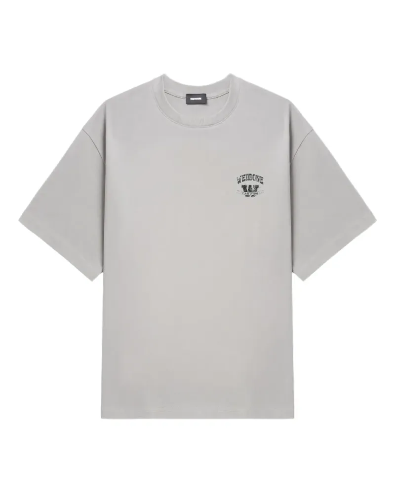 WE 11 DONE T-Shirt im Layering-Look - Grau Grau
