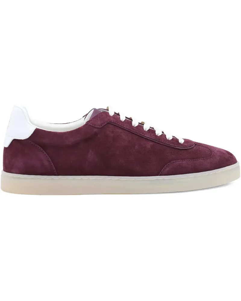 Brunello Cucinelli Sneakers aus Wildleder - Rot Rot
