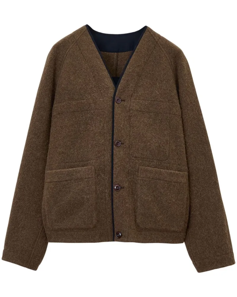 Christophe Lemaire Jacke mit Raglanfutter - Braun Braun
