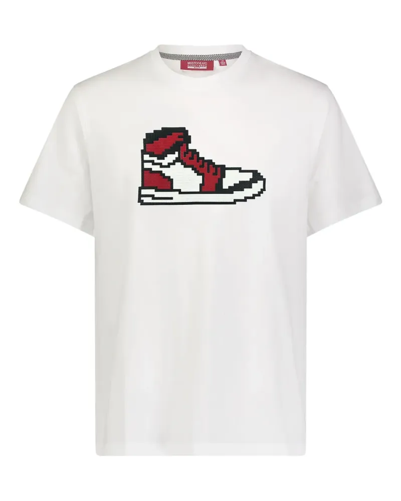 Mostly Heard Rarely Seen T-Shirt mit Sneaker-Print - Weiß Weiß