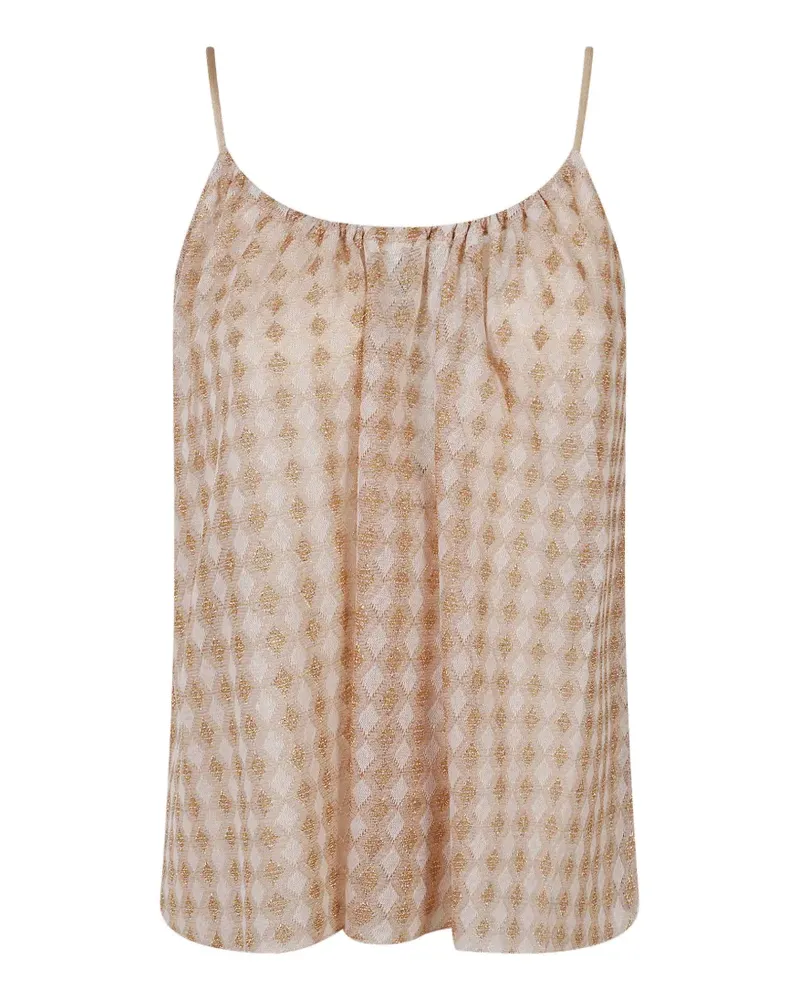 forte_forte Diamond Oberteil - Nude Nude