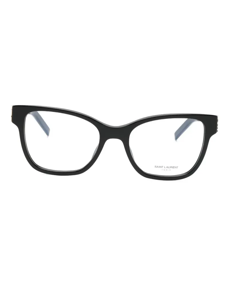 Saint Laurent Brille mit Logo - Schwarz Schwarz